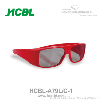Circular polarized 3d glasses